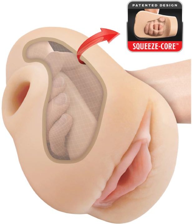 Pipedream - PDX Plus Pussy Pounder Squeeze Stroker - Beige