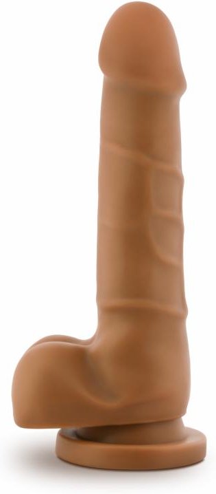 Dr. Skin Realistischer Dildo mit Saugnapf - 20 cm - Mokka