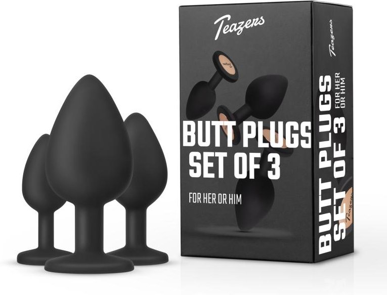 Teazers »Plug and Play« Analplug-Sets