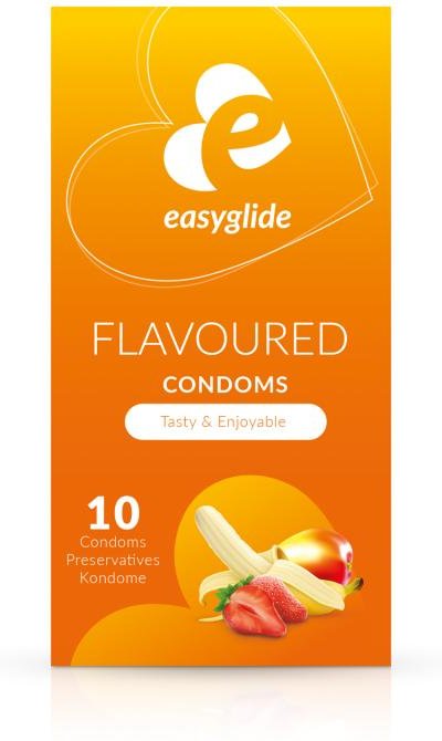 EasyGlide - Kondome mit Geschmack - 10 Stück