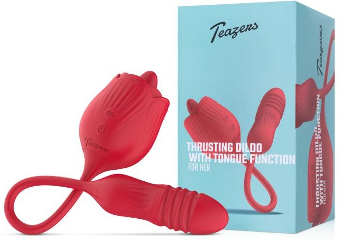 Teazers »Rose« Auflege- & Vibrator mit Stoßfunktion