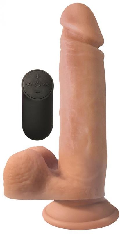Realistischer vibrierender Dildo mit Saugnapf