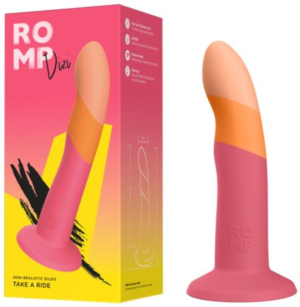 ROMP – Dizi Realistischer Dildo – Korallenrosa