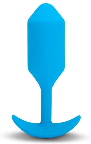 B-Vibe - Vibrating Snug Plug 3 (L) Blue