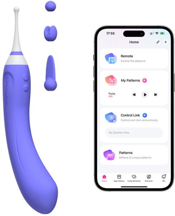 Lovense »Hyphy Dual« Klitoris & G-Punkt Vibrator