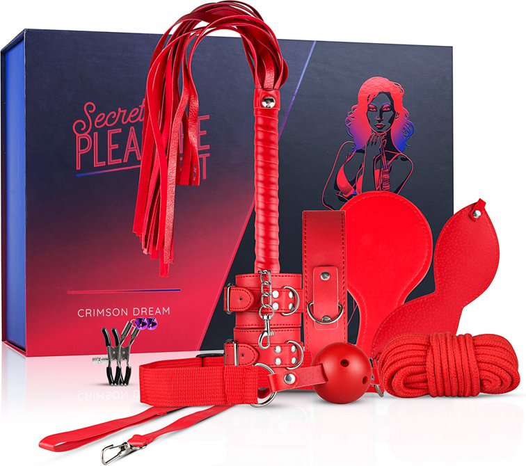 Secret Pleasure Chest »Crimson Dream« BDSM Set
