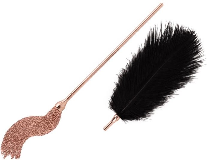 Rosy Gold - Federkitzler & Peitsche - Roségold