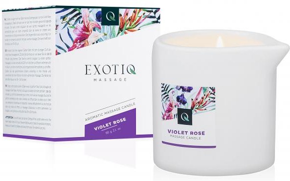 Exotiq Massagekerze Violet Rose - 60g
