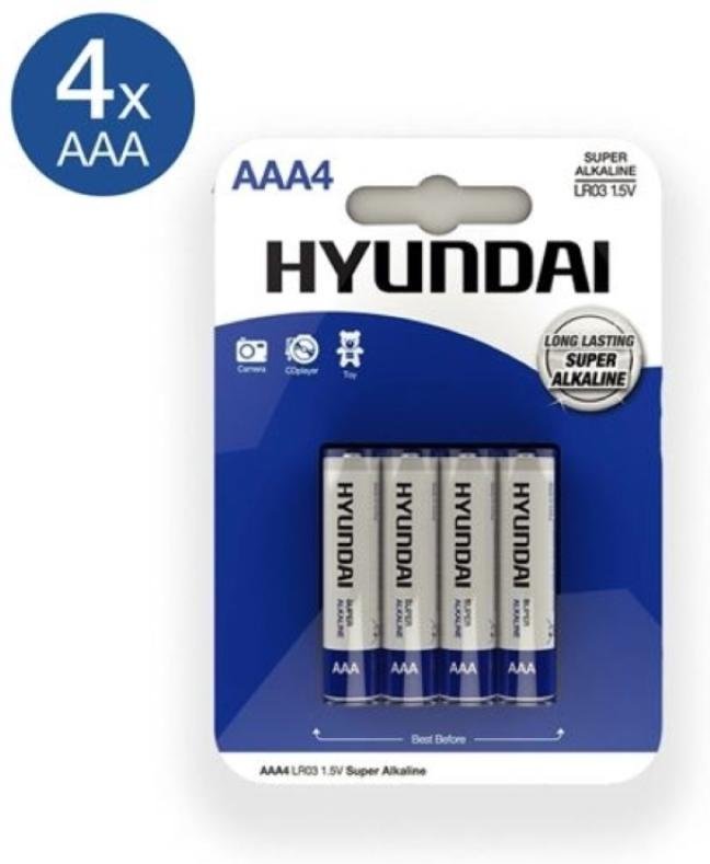 Hyundai AAA Batterien - 4 Stück