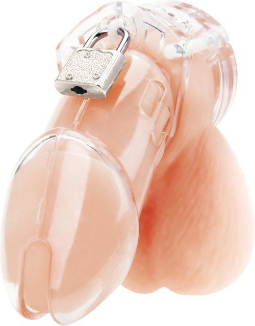 Blueline - Acrylic See-Thru Chastity Cage