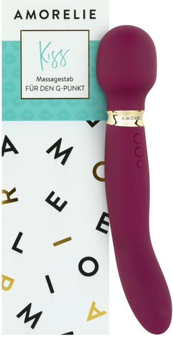 AMORELIE »Kiss 2.0« Massagestab & G-Punkt-Vibrator