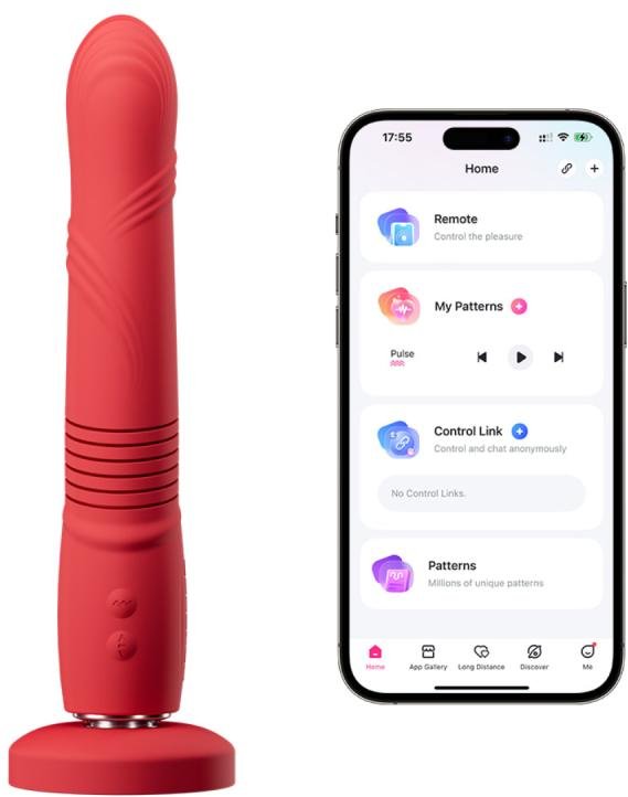 Lovense »Gravity« App-gesteuerter Vibrator mit Stoßfunktion