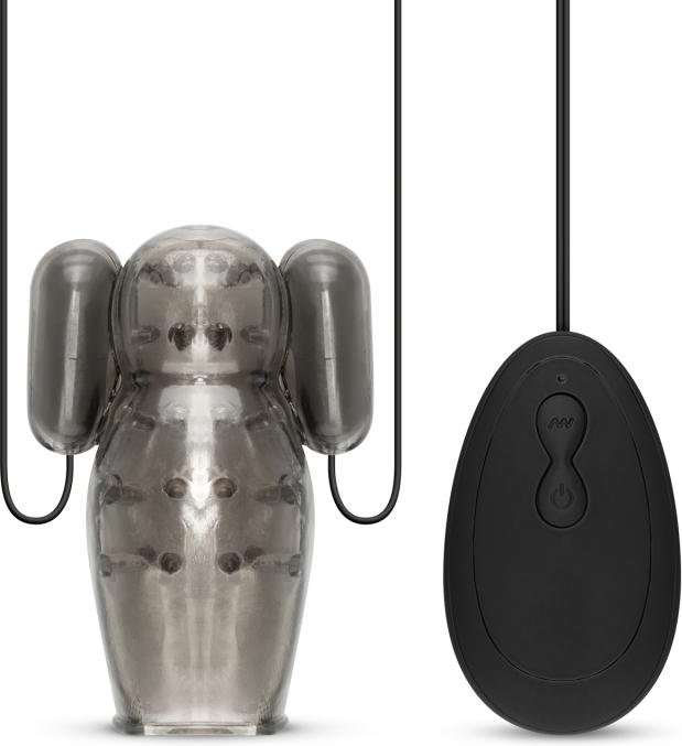 Vibratorische Penis-Hülle mit Fernbedienung - Groß