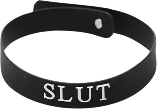 Master Series - Silikon Halsband - Schlampe