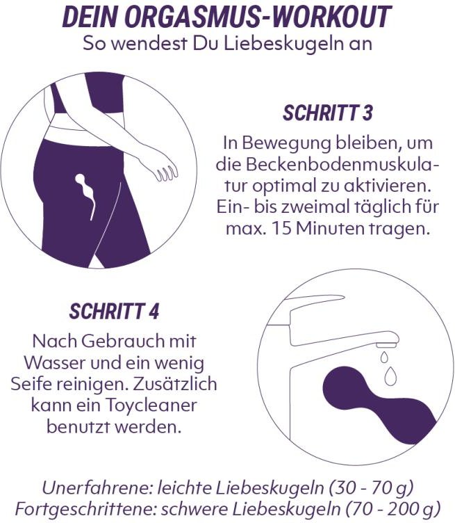 Fifty Shades of Grey – Inner Goddess Liebeskugeln – Silber Gewicht