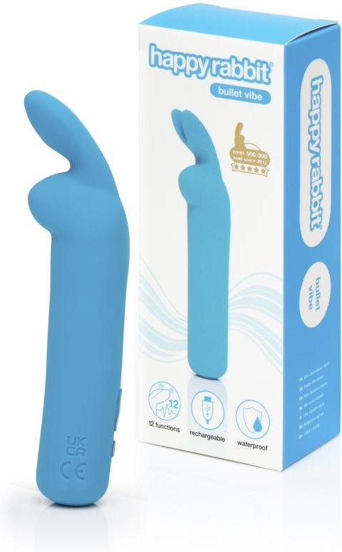 Thumbnail - Happy Rabbit – Bullet Vibrator – Wiederaufladbar & Blau