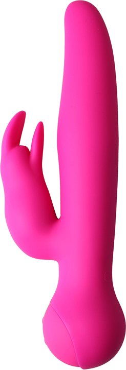 Vibrator aus Silikon in Pink