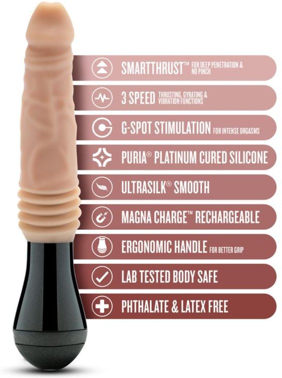 Dr. Skin »Dr. Knight« G-Punkt-Vibrator mit Stoßfunktion