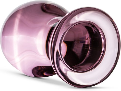 Gildo »Rosa« Analplug aus Glas - 9cm