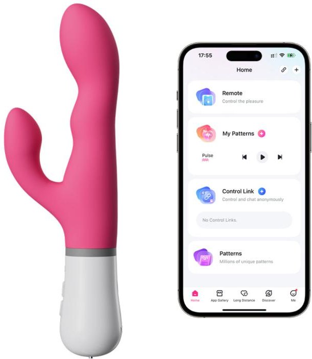 Lovense - Nora G-Punkt Vibrator Mit App - Pink