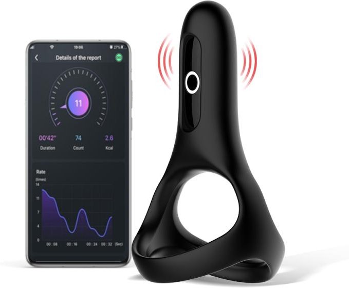 Magic Motion »Magic Rise« Penisring mit App & Vibration