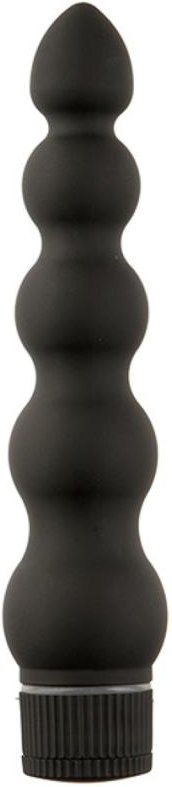 Doc Johnson - Black Magic Ribbed Vibe Vibrator - Schwarz