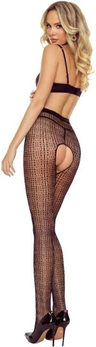 Passion – TIOPEN 038 3/4 Open Tights – Schwarz