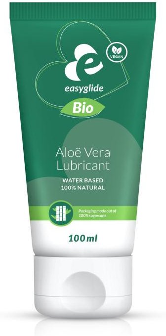 EasyGlide - Bio & Natur Wasserbasiertes Gleitmittel Aloë vera - 100 ml