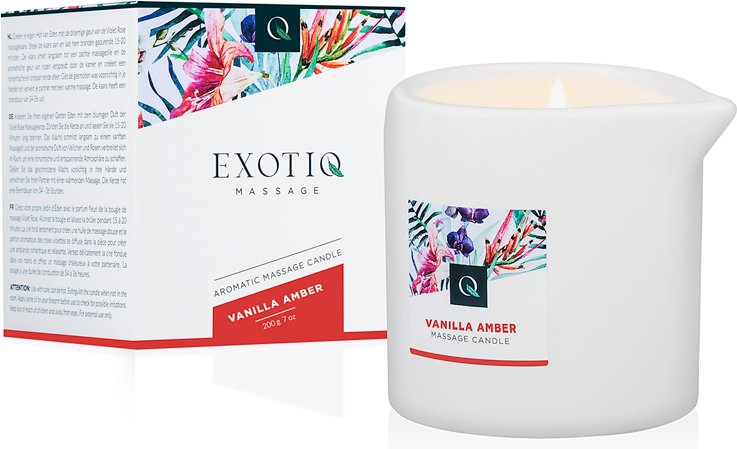 Exotiq Massagekerze Vanilla Amber - 200g