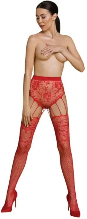 Passion ECO - S004 Bodystocking - Rot