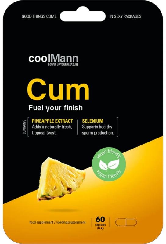 CoolMann - Cum Nahrungsergänzung - Ananas 60 pcs