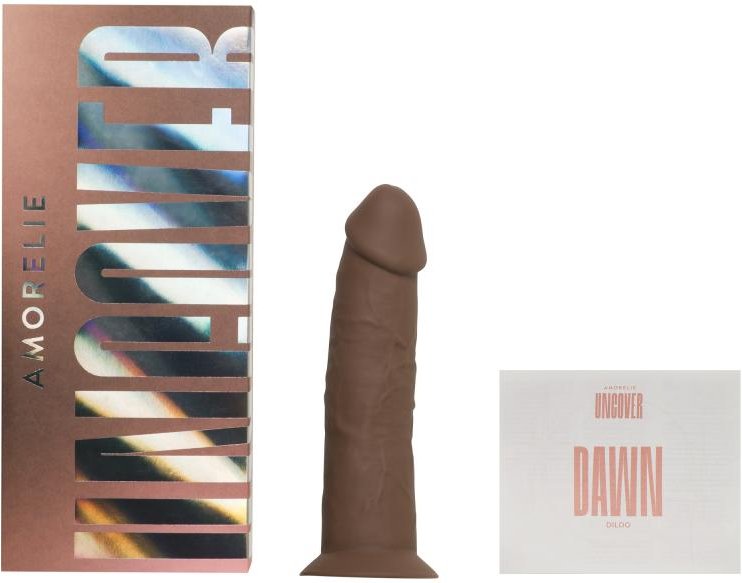 AMORELIE UNCOVER »Dawn« Dildo - 15,4 cm - Espresso
