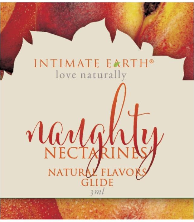 Intimate Earth - Natural Flavors Glide Nectarines Foil 3 ml