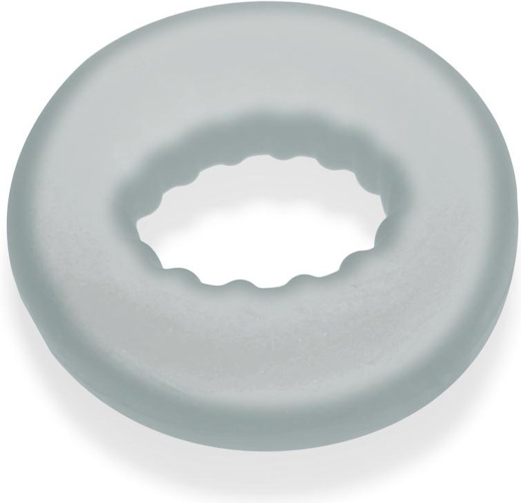 Oxballs - Axis Rib Griphold Cockring Clear Ice