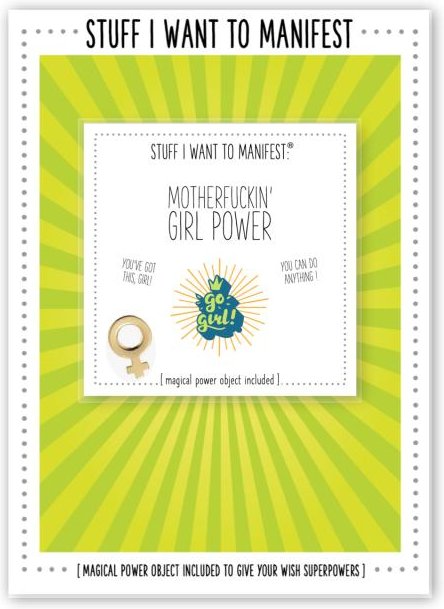 Warm Human - Manifest Greeting Card - Girl Power