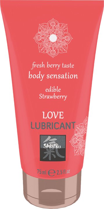 Shiatsu »Strawberry Love« Gleitgel mit Geschmack 75ml