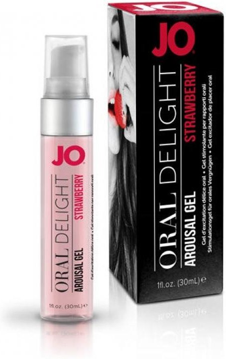 System JO - Oral Delight Stimulierendes Klitorisgel Erdbeere - 30 ml