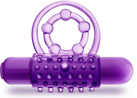 Blush - Play With Me The Player Vibrierender Doppel-Penisring mit Hodenschl