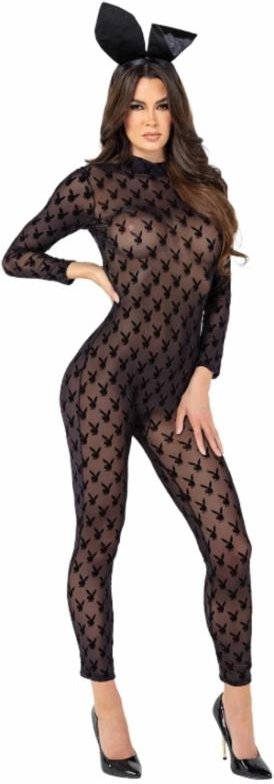 Playboy Lingerie - Playboy Bunny 2-Teiliges Set - Schwarz