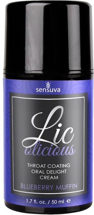 Sensuva – Lic-o-licious Oral Cream – Blueberry Muffin
