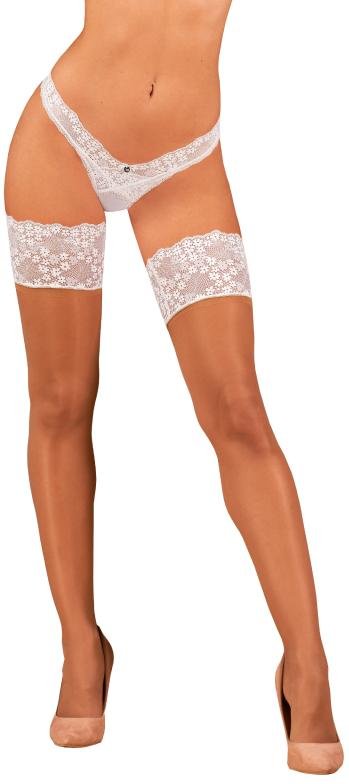 Heavenlly - Strümpfe mit weißer Spitze