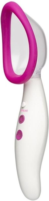 Doc Johnson - Automatische Vibrations-Pussy-Pumpe - Weiß & Rosa