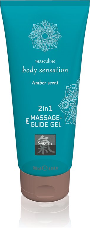 Shiatsu »Amber« 2 in 1 Massage- und Gleitgel 200ml