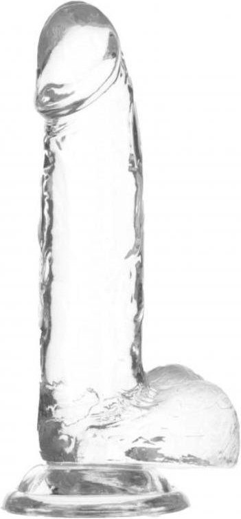 Crystal Addiction - Transparenter Dildo - 19 cm
