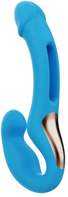 HoneyPlayBox - Harmony Duo App-gesteuerter Strapless Strap-On Bl