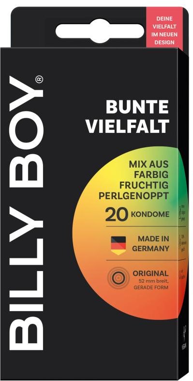 Thumbnail - Billy Boy - Bunte Vielfalt Kondome - 20 st.