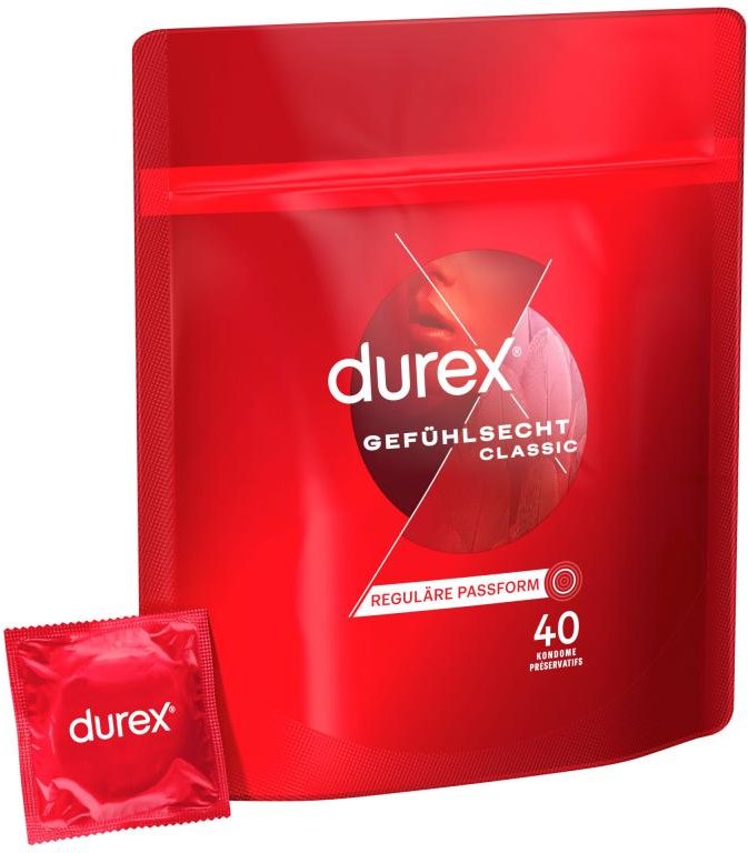 Durex Gefühlsecht Kondome - 40 Kondome