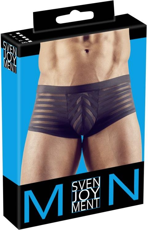 Svenjoyment – Gestreifte Strumpfhose – Semi Transparent