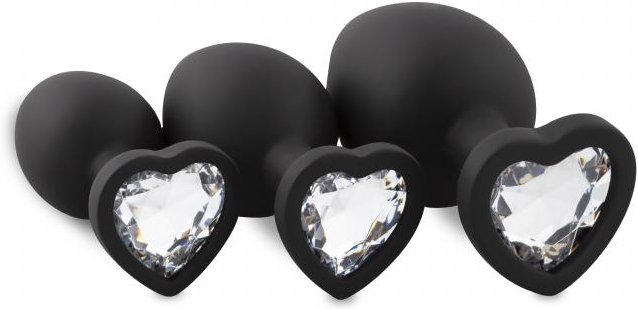 EasyToys »Diamant Herz« Analplug-Sets