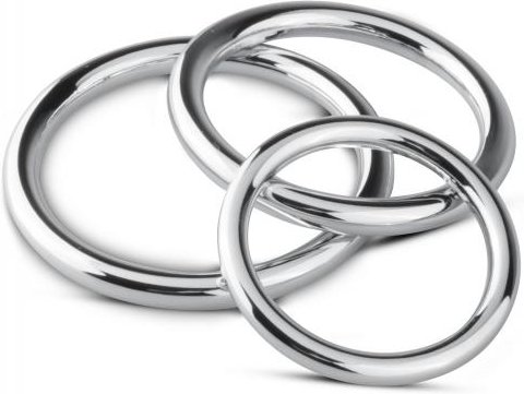 Penis-, Hoden- und Eichelring Set